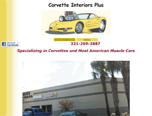 Tablet Screenshot of corvetteinteriorsplus.com